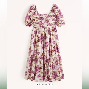 Emerson Poplin Puff Sleeve Midi